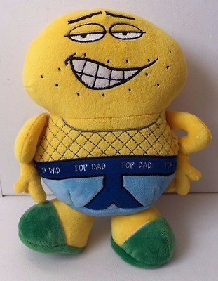 Card Factory Cuddles Collection Top Papa gelb Plüschtier Kuscheltier lustige Figur   