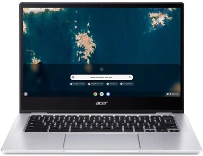 Acer Chromebook Spin 314 CP314-1H Grau 64GB Notebook 14'' 360° FHD N4500 ChromeOS