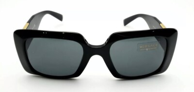 Versace Mod 4405 GB1/87 Sunglasses New Authentic NEW VERSACE 4405 GB1/87 BLACK GOLD AUTHENTIC SUNGLASSES 54  main image 3