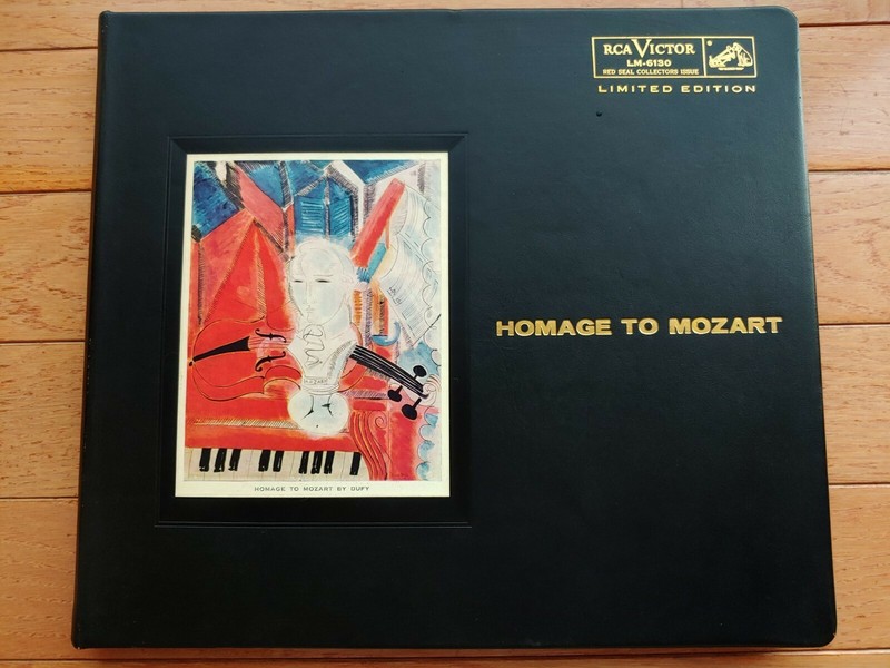 HOMAGE TO MOZART, LIMITED EDITION, RCA VICTOR LM-6130, RED SEAL COLLECTION VINYL