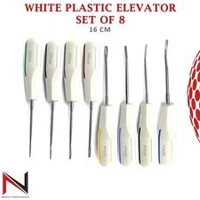 Oral Surgery Tooth Extracting Set Of 8 Luxating Root Elevators Extraction Dental