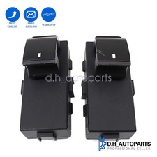 For 2008-14 Chevrolet Silverado 1500 Rear Left And Right Side Window Switch 2pc