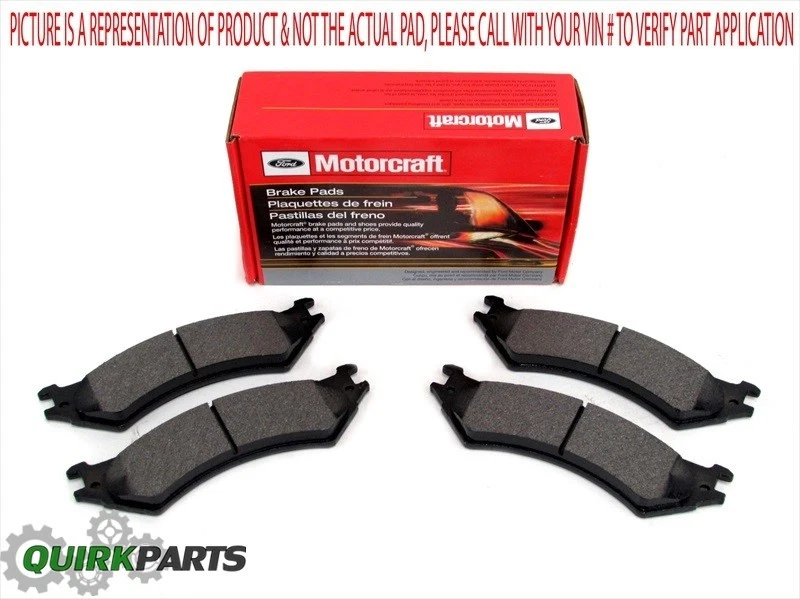 NUEVO OEM Ford E250 E350 Econoline Super Duty F250 F350 Pastillas de freno de rueda delantera Foto 3 de 4