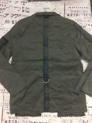 New True Religion Women's Mixed Military Jacket 200139 $249 Size