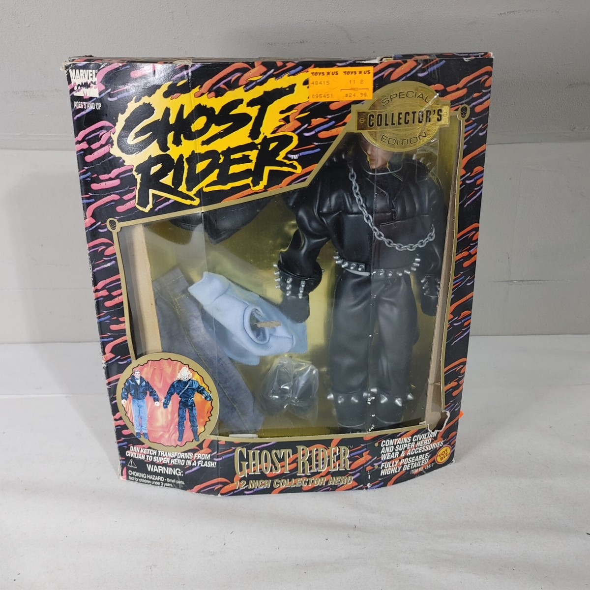 ゴーストライダー　フィギュア　トイビズ　マーベル　GHOSTRIDER トイビズ マーベルレジェンズ シリーズ7 ゴーストライダー 開封