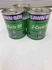 Lot of 3 - Lawn Boy Generation II 8 Oz 2 Cycle Ashless Engine Oil New Old Stock