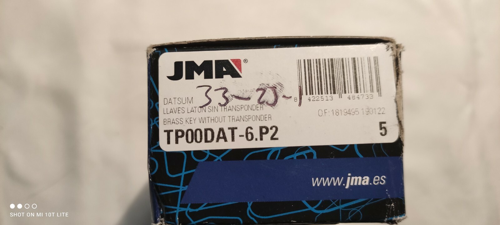 JMA TP00DAT-6P2 (PACK OF 5) | eBay 