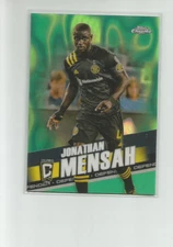 2022 TOPPS CHROME MLS NEON GREEN LAVA REFRACTORS #158 JONATHAN MENSAH   77/99