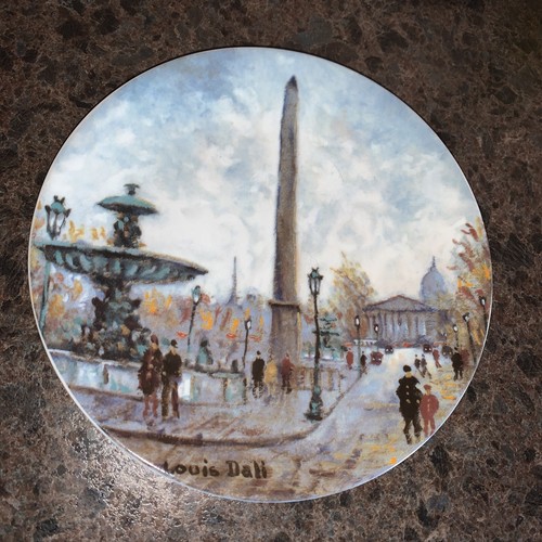 Collectors Plate 'La Place De La Concorde' France Limited Edition Limoges Dali - 第 2/5 張圖片