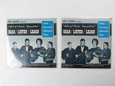 Vintage Don Sellers Read Listen Learn Rhythm Guitar Lot Sealed 1959 Don Rainey
