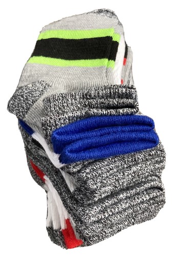 10 Pack Assorted Colors Boys Toddler Low Cut No Show Socks 2-4T Back To School - Picture 5 of 5