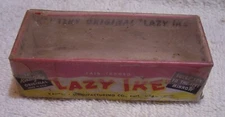 122224 VINTAGE EMPTY LAZY IKE  LURE BOX LOT A