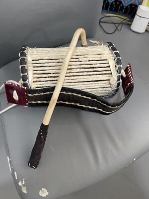 Veroex Authentic Nigerian Talking Drum with authentic beater
