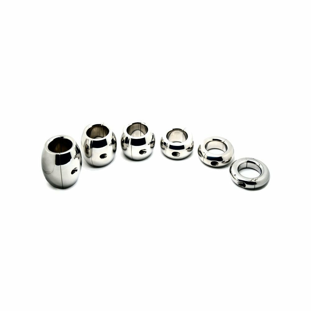 Oval Ball Stretcher Weight, Testicle Weights, Surgical Steel Scrotum