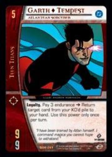 VS System: Garth [gespielt] DC Origins TCG CCG Classic Marvel DC DH Dark Horse - Bild 1 von 1