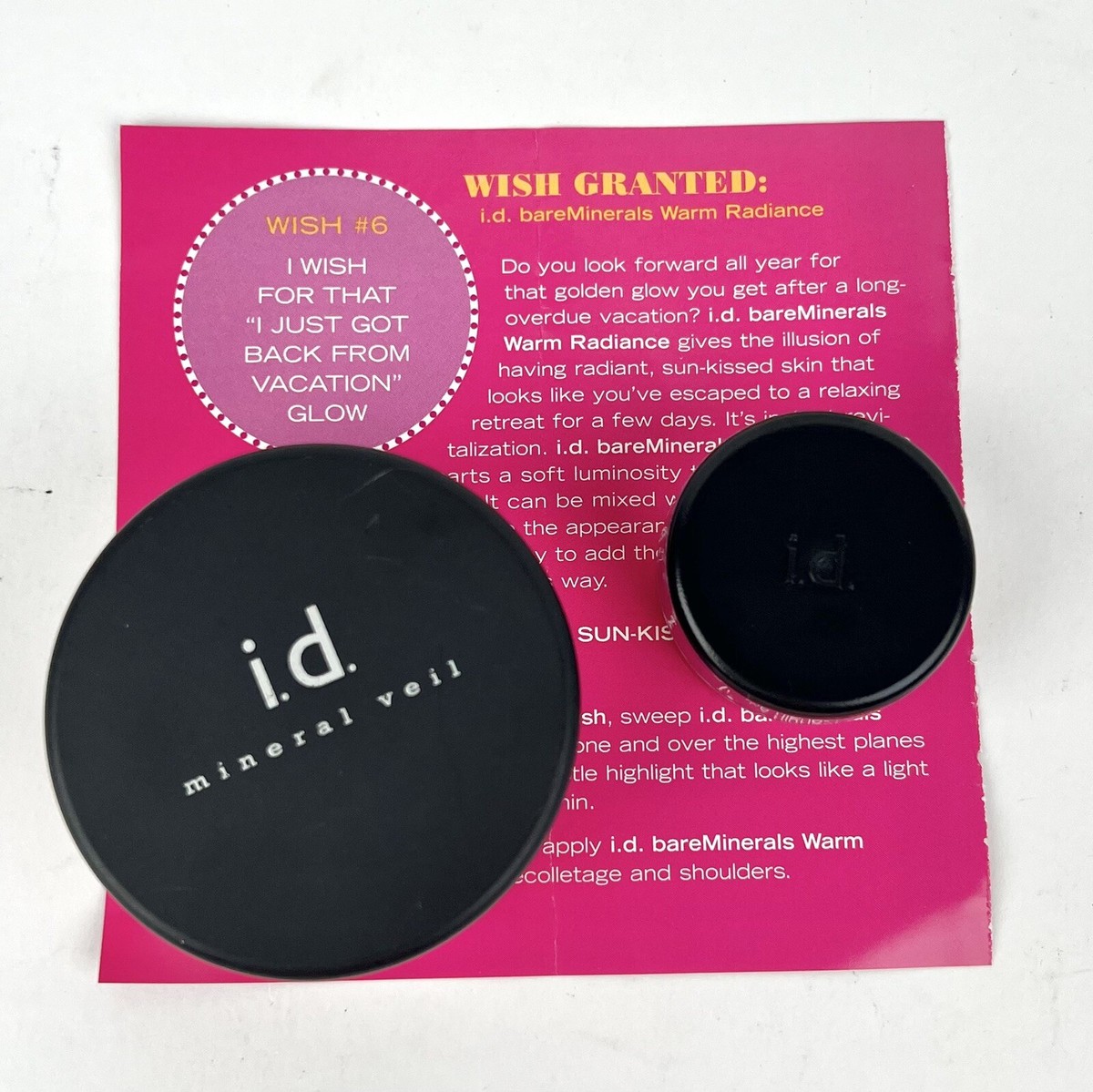 NEW BareEscentuals Mineral Veil Setting Powder 26040 13.5g & Warm