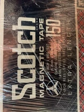 Lot of 9 used Scotch 150/BASF  magnetic tapes: 1/4" x 1800, 7” Reel