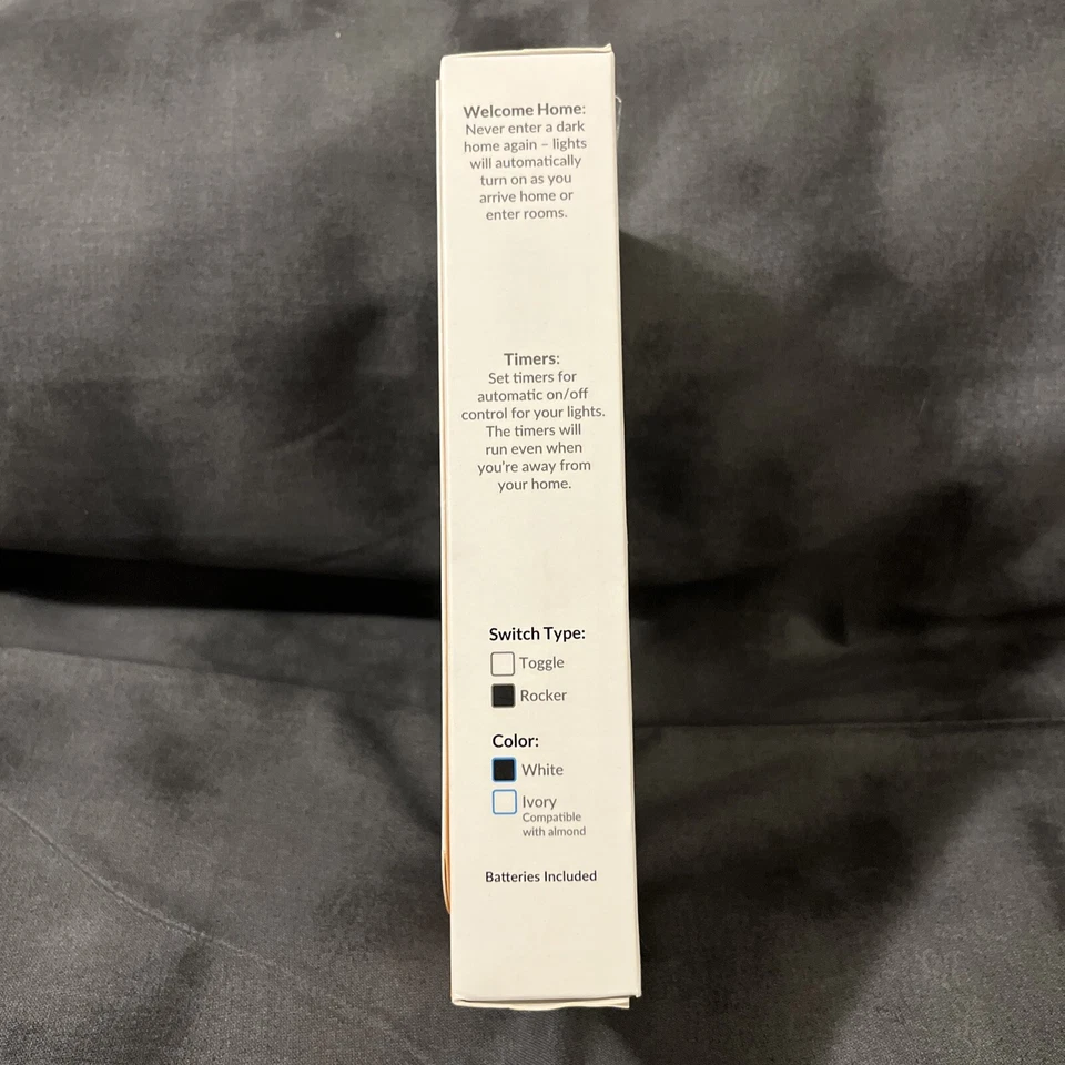 Lote de 4 Interruptor de Luz Inteligente SwitchMate Snap On Interruptor Blanco Modelo RSM001W Foto 2 de 4