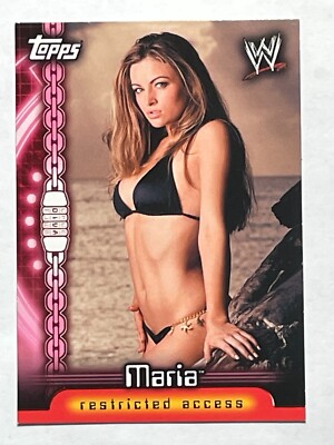 Maria Kanellis 2006 Topps WWE Insider Restricted Access Divas Bikini SP #D10
