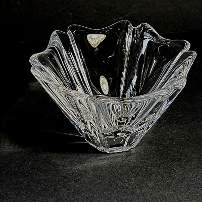 Vtg Orrefors Crystal Glass Orion Bowl Artist Lars Hellsten Designed 3.5'' x 5.5''
