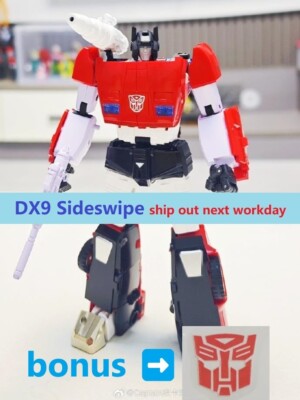 DX9 Toys Transform MasterPiece D21 Sideswipe Red Storm Lamborghini