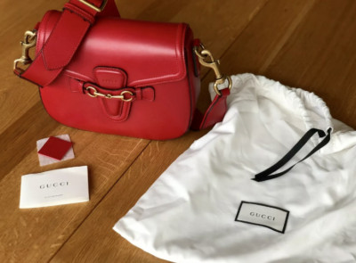 gucci lady web brown leather