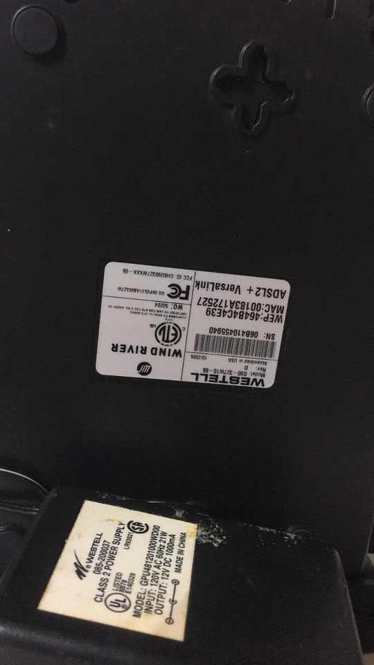 Westell VersaLink Model 327w Router ~ VGC! - Image 2 of 3