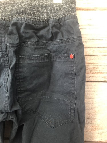 Univibe Blue Elastic Waist Drawstring Pockets 100% Cotton Boy's Pants EUC Size M - Picture 8 of 11