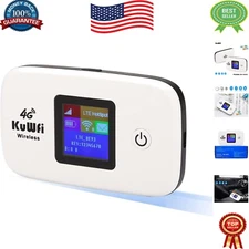 Unlocked 4G LTE Mobile WiFi Router with Internet Security for Business & Leisure