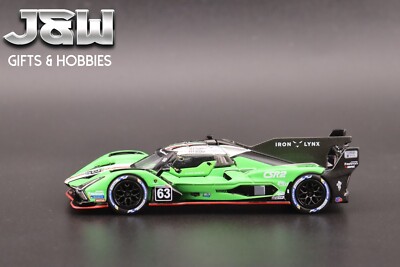 Mini GT Lamborghini SC63 #63 Iron lynx 2024 IMSA Sebring 12 Hrs