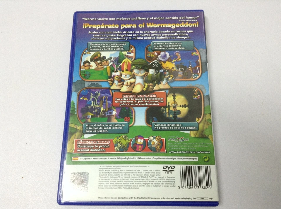 WORM 4 MAYHEM . Pal España . Envio Certificado . Paypal, foto 2 de 3