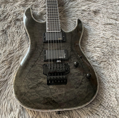 Custom ORIZON Black Sunburst Electric Guitar Rosewood Fretboard HH Pickups