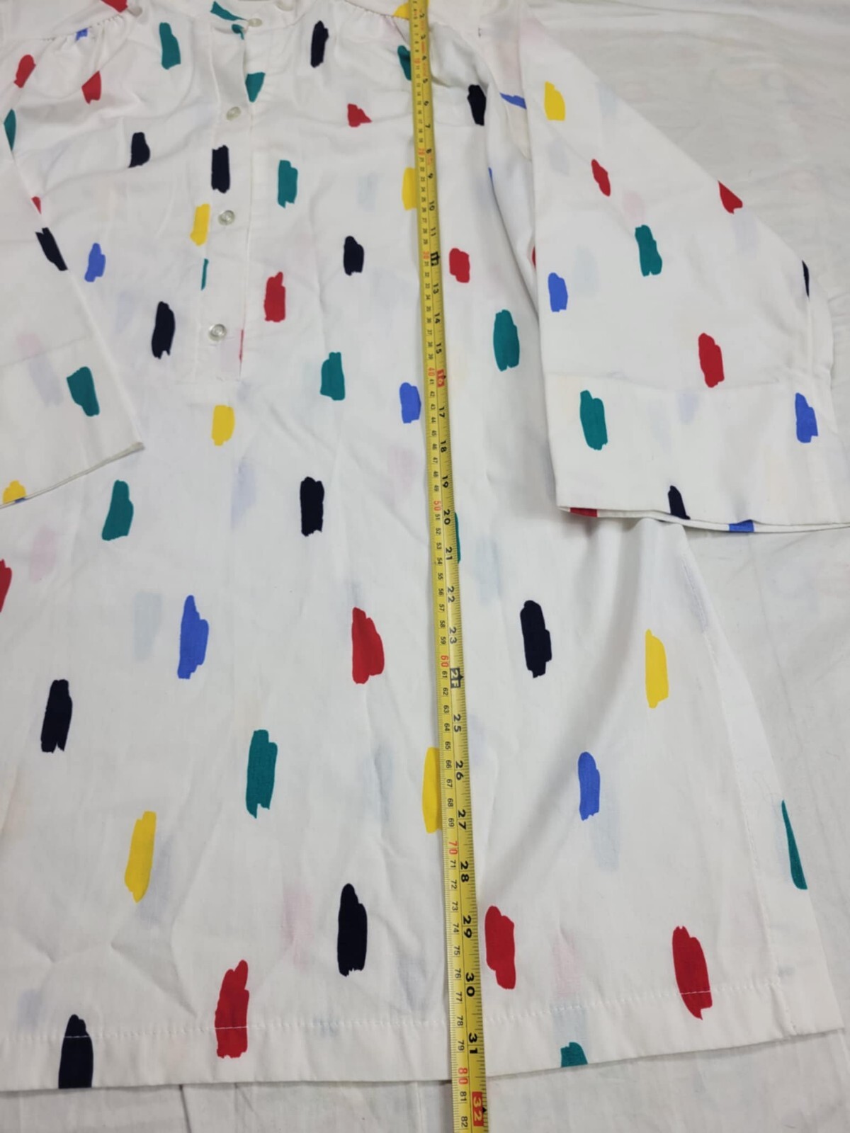 My Kinda Gal Blouse Women's Size Medium Vintage Colorful Printed Made In U.S.A