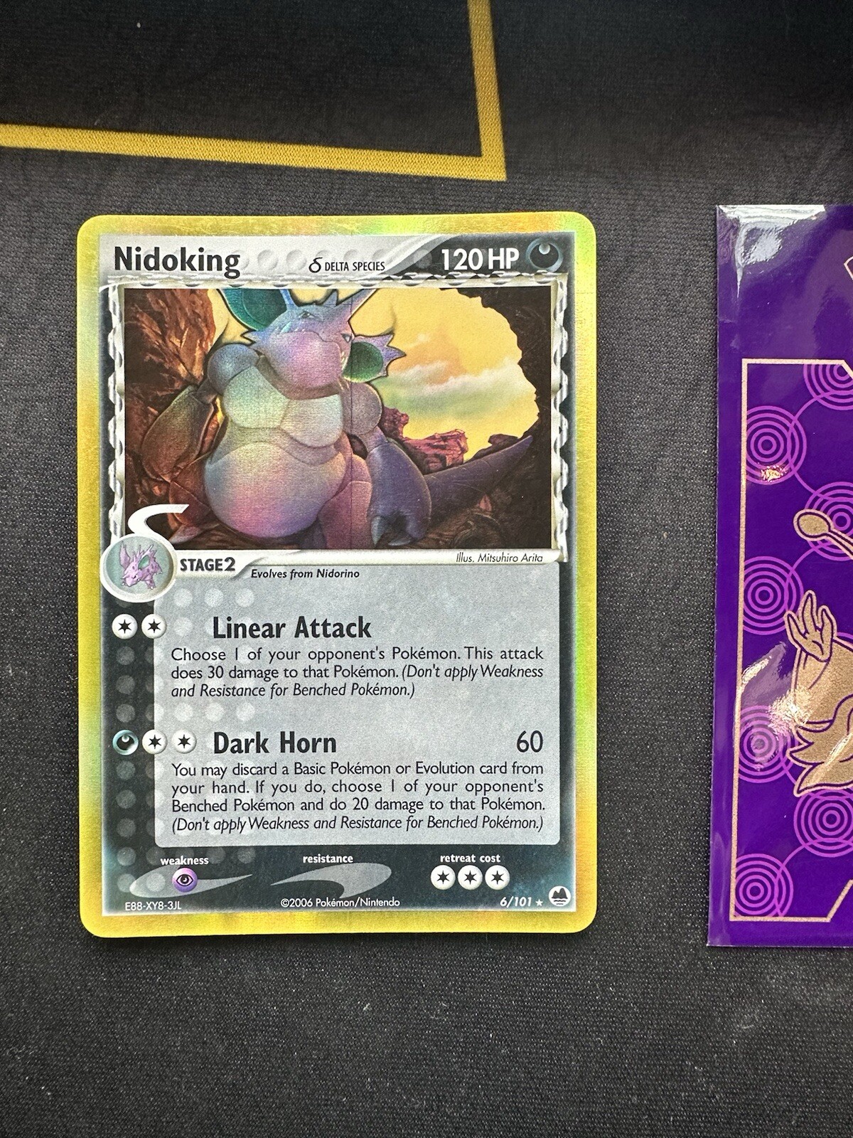 Nidoking 6/101 EX Dragon Frontier Delta Species Reverse Holo Rare 103💎NM💎