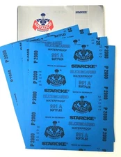 Matador Abrasive Wet or Dry Sandpaper 25 Sheets 2000 Grit 9"x11" Silicon Carbide