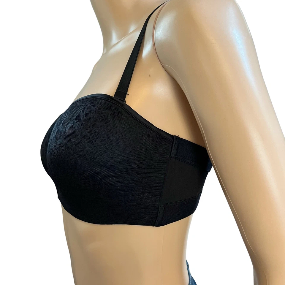Natori Private Luxuries Maternity Strapless Bra Nursing Multiway Black 34C - Image 3 of 4