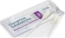 Blackcurrant Glycerine Mouth Swab Sticks Sugar Free Oral Cleansing SwabSticks
