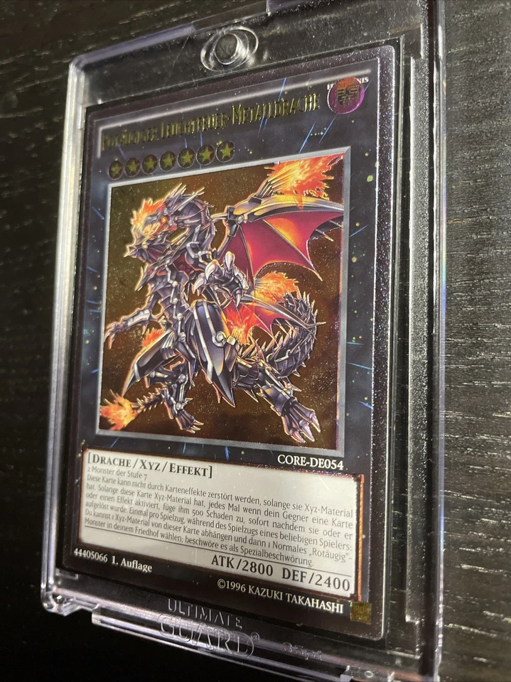 Yu-Gi-Oh! Rotäugiger Leuchtfeuer Metalldrache Ultimate Rare Near Mint CORE-DE054 - Bild 2 von 4