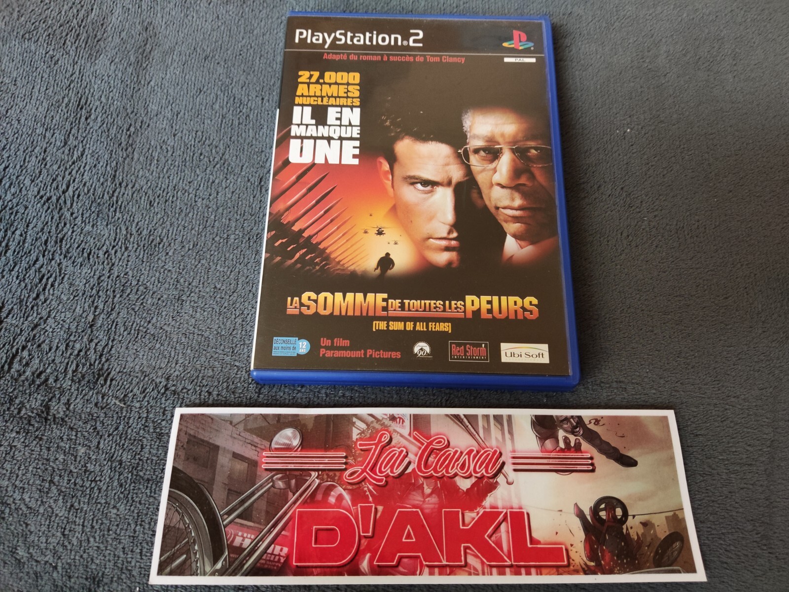 La Somme de toutes les peurs sans notice sur Playstation 2 - PS2 FR TBE