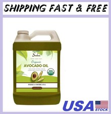 USDA Certified Organic Cold Pressed Unrefined Raw Avocado Oil - 1 Gallon