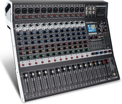 Bluetooth Studio Audio Mixer 12 Channel 99 Bit DSP USB MP3
