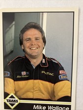 1992 Mike Wallace Traks Nascar Card #152