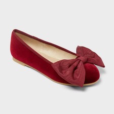 Cat Jack Girls' Perla Ballet Flats Round Toe