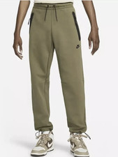 NIKE SPORTSWEAR TECH FLEECE BUNGEE PANTS JOGGERS - OLIVE DQ4312-222 - MEN S
