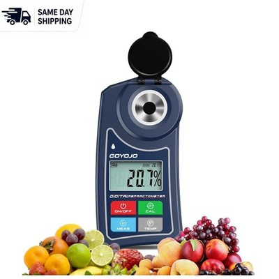 Automatic Temperature Compensation Brix Refractometer - Ideal for Varied Liquids