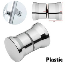 Shower Glass Door HandleSliding Shower Doors KnobDouble Sided Pull Bathroom Hard