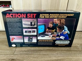 Console Nintendo NES set azione completo CIB Super Mario/Caccia all'anatra