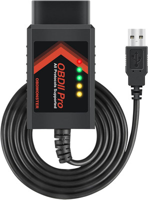ELM327 OBD2 Adapter Compatible with F150 F250 and More, for MS/HS CAN Automatica