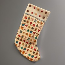  4 Vintage Handmade Christmas Stockings