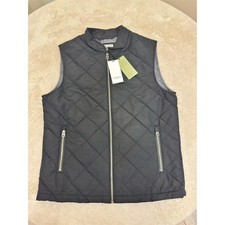 Goodfellow Co Men's Quilted Insulated Vest Black Size M Full Zip